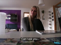 English Lesson Turns Into A Good Fucking For Busty Blonde 1