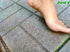 Amateur, Asiático, Fetiche de pies, Solo