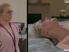 Big-dicked Xander Corvus and tempting breasty nurse River Fox