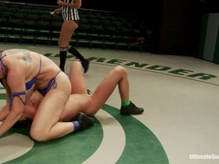 アナル, 服従, 顔面騎乗, 指いじり, 陵辱, レズビアン, オマンコ, レスリング