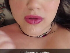 Homewrecker Begs to Be Bred on Snapchat While U Sit Next to Your Wife