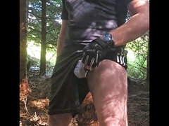 Summertime cruising: Outdoor fun with loads of cum in the woods