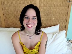 18 Year Old With Freckles - Porn Debut