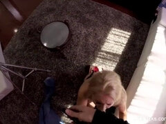 Store pupper, Blond, Kukk suging, Bakfra, Ansiktssperm, Hardcore, Hd, Synsvinkel