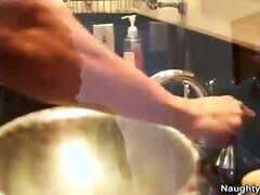 The big titted female Alex Chance is loudly squealing when riding cock in the reverse top pose