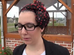 Amatéři, Brunetka, Exhibicionisti, Francouzské, Venku, Na veřejnosti, Švédská rojka