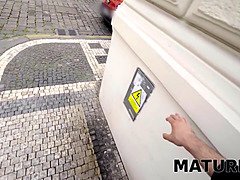 Watch this tattooed czech wife cheat in HD with her natural tits and stockings in a private detective hotel room