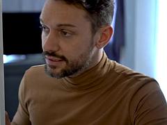 Straight step dad tricked into getting a blowjob from gay step son