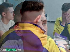 Anal, Universitet, Pik, Homoseksuel, Håndjob, Tatovering, Teenager, Trekant