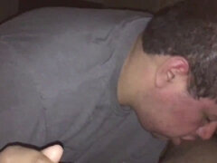 Gay guy experiences his first ever deepthroat blowjob