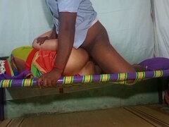 Hot Tamil Saree Aunty Doggy Style at Homemade