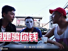 Aziatisch, Kont, Grote mammen, Chinees, Ondergoed, Sportoefening, Tieten likken