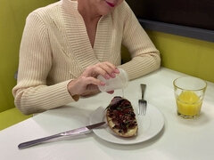 Amatoriale, Schizzo di sborra, Fetish, Cibo, Matura