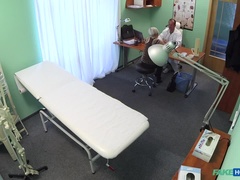 오랄섹스, 닥터, 핑거링, 핸드잡, 대단히, 사무실, 보지, 유니폼