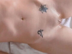 Rumpe, Blond, Massasje, Petite, Tynn