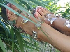 Stivali, Cougar, Piedi, Tacchi, Mamma che vorrei scoparmi, Mamma, All'aperto, Pubblico