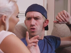 Blondinka, Zunanji izliv, Doggystyle, Hd, Pete, Naravne joške, Jahanje, Sestra