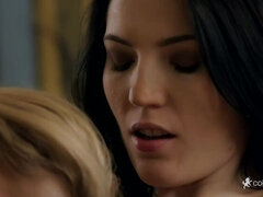 금발의, 흑갈색 머리, Hd, 레즈비언