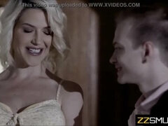 Blonde Stepmom Kit Mercer Cheats on Fat Husband with Stepson