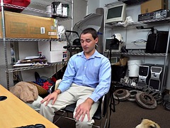 Passive IR with hairy ass gets fucked by a black top in the office