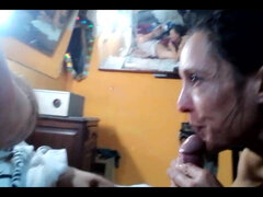 Amatőr, Cumizás, Gesztenyebarna, Házi készítésű, Latin lány, Érett koros