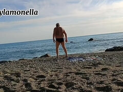 Anal, Pik sutte, Italiener, Offentlig