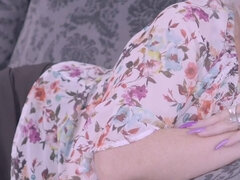 Mooie dikke vrouwen, Blond, Vrouw, Omie, Masturbatie, Natuurlijke tieten, Alleen, Vibrator