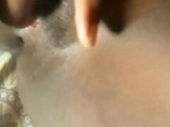 18 ans, Africain, Amateur, Mignonne, Femelle, Masturbation, Chatte, Solo