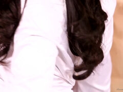 Lewd lesbies Interracial thrilling xxx video