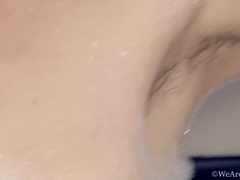 Zadek, Brunetka, Vlasaté, Masturbace, Sprcha