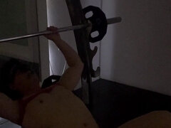 Jerking off on My Bench