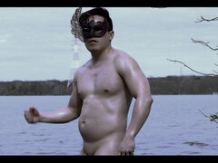 Unleashing My Inner Strength and Embracing Nature's Beauty by the Serene Lake!