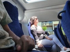 Public stranger, dick flash, risky blowjob