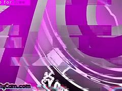 Enthousiasteling, Aziatisch, Lieveling, Grote mammen, Bruinharig, Masturbatie, Geschoren, Tieten likken