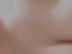 Obciąganie, Para, Słodka, Dziewczyna, Domowej roboty, Mamuśka, Sutki