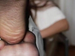 18 jaar, Enthousiasteling, Huisgemaakt, Nylonstof, Panty, Mager, Alleen, Tiener