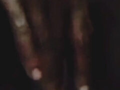 Horny Black Stepmmama Masturbating on Video Call with BBC Guy