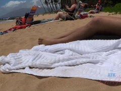 Amateur, Anal, Cul, Plage, Sucer une bite, Pov, Chatte, Fumer