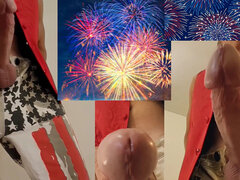 Big Cock Cumshot Firework Party