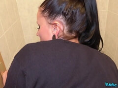 Jolee Love and Martin Gun in Toilet Fuck With Sexy Big Tits Babe - PublicAgent