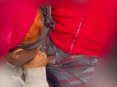 Amateur, Américain, Noire, Sucer une bite, Couple