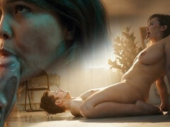Mate's titjob scene by Vored