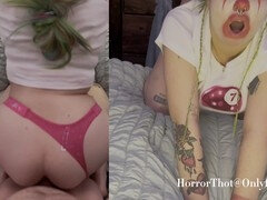 항문에서 입으로, 큰 엉덩이, 문신