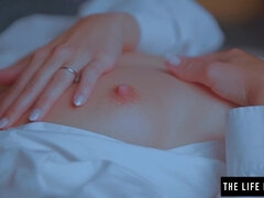 Brunette, Hunn, Fingring, Hd, Orgasme, Petite, Erte, Tenåring