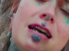 Anal, Stjärt mot mun, Par, Flexibel, Piercing, Grov, Mager, Tatuering