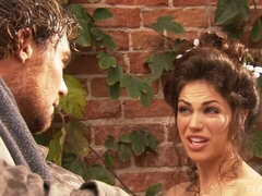 Duży kutas, Obciąganie, Brunetka, Styl na pieska, Cipka, Prysznic, Markowy, Mokry