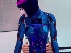 3D Space Cowboy Hardcore with Female Robot Sex Doll