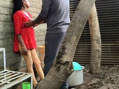 素人, カップル, 手コキする, インド人, アウトドア