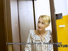 Velik kurac, Blondinka, Fafanje, Evinja, Zrela, Milf, Resničnost