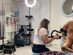 Behind the scenes with hot Avery Jane